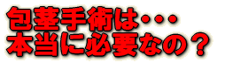 ��s��p�́E�E�E �{���ɕK�v�Ȃ́H 